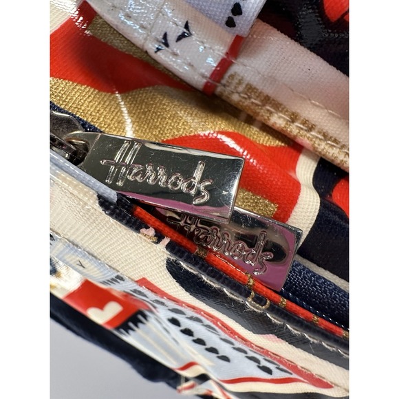 HARRODS London Iconic Backpack Nutcracker Guard Flag Doubledecker Bus PVC Coated - Picture 5 of 9